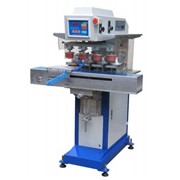 Четырехцветная полуавтоматическая машина для тампонной печати (закрытая красочная система) фото