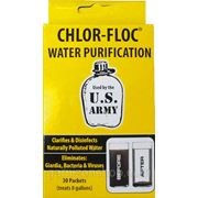Очистка воды Chlor-Floc US Military Water Purification Powder Packets (30 pack) фотография