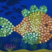 Набор ВДВ с пайетками и пинсами (мозаика) ''Рыбка“ (Код: ПІН-006) фотография
