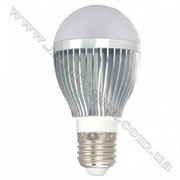 Лампа светодиодная E27 5Вт (=60Вт) груша E27B5W холодный свет фото