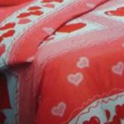 Ткань постельная Поликоттон 100 гр/м2 - цветной 9-4120 pink/S171 FOR фотография
