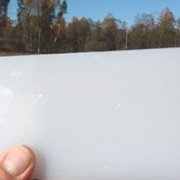 Монолитный поликарбонат КИВИ Белый 2 мм (1,525х2,05 м) Полигаль фотография