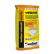 Клей плиточный, фасадный Weber.vetonit ultra fix фото