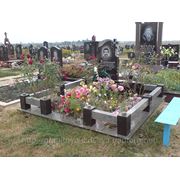 Ограда гранитная арт 17 фото