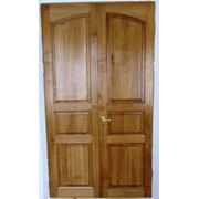 Двери деревянные дубовые фото