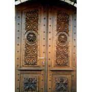 Двери деревянные деревянная дверь купить заказать Киев Украина фото