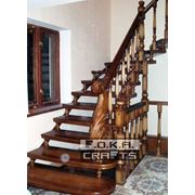 Деревянная лестница - это символ уюта и домашнего очага! фото