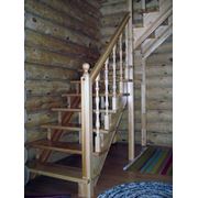 Проектирование и изготовление деревянных лестниц фото