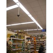 Магистральный светодиодный LED светильник подвесной или потолочный СПО 300x600 фото
