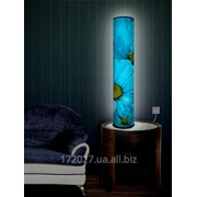 Дизайнерский торшер-светильник 105 см "Голубые цветы"