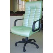 Кресло Атлант, эко кожа, цвет светло зеленый, Atlant PL. фото
