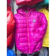 Детская куртка ветровка Moncler Fashion 92-116 на девочку красная, код товара 246146476 фото