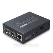 Медиаконвертор Planet GT-1205A 1-Port 10/100/1000Base-T - 2-Port Gigabit SFP Switch Media Converter фотография