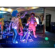Шоу мыльных пузырей с клоунами (Донецк) фото