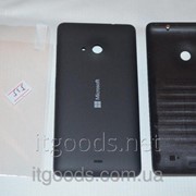 Крышка задняя черная для Microsoft Lumia 535 + ПЛЕНКА В ПОДАРОК 3127 фотография