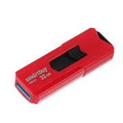 Флешка Smartbuy STREAM Red, 32 Гб, USB3.0, чт до 140 Мб/с, зап до 40 Мб/с, красная