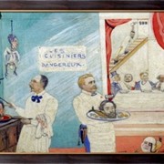 Картина Опасные повара, 1896 , Энсор, Джеймс фото