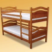 Кровать двухъярусная, кровать Львов, Кровать деревянная, ліжко двоярусне