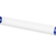 Футляр-туба пластиковый для ручки Tube 2.0, прозрачный/синий фото