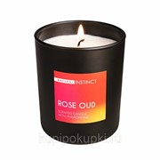 Ароматическая свеча c феромонами «Natural Instinct», аромат Роза и Уд фотография