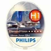 Набор ламп Philips DiamondVision 2x H1 (H1 12V 55W P14.5S) 12258 DV S2