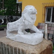 Скульптура львы из мрамора 3