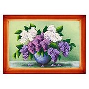 Натюрморт “Сирень“ багет дерево 24х34 см фото