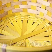 Ваза ХК декоративная, плетеная, бамбук, арт.В-00719, h-43см фото