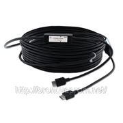 Оптоволовонный кабель для передачи сигнала HDMI, поддержка HDCP Kramer C-FOHM/FOHM (1.3) —98 30 метр фото