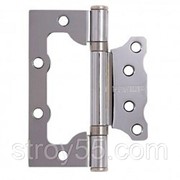 Петля накладная б/врез.RUCETTI 100x75 Никель фото