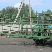 Волокуша на базе трактора МТЗ-80 для сбора копн соломы после уборки зерновых