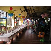 Украшение воздушными шарами - день рождения не грустный праздник. фотография