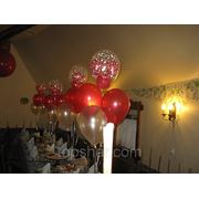 Украшение воздушными шарами зала на день рождения фотография