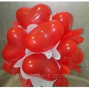 Заказать шары на 23 февраля, 8 марта, сердечки из шаров, шарики с гелием фото