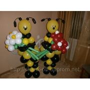 Оформление праздников пчелы из шаров фотография
