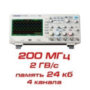 Цифровой осциллограф, 200 МГц, 4 канала