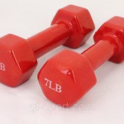 Гантели для фитнеса 7LB Red фотография