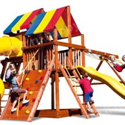 Детская игровая площадка Rainbow Саншайн Клубхаус Спиральная горка Лайт Тент фото