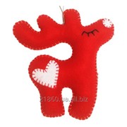 Набор ВДВ для изготовления игрушки из фетра “Красный олененок“ (Код: ФН-08) фотография