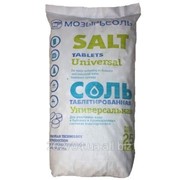 Соль таблетированная Универсальная в мешках по 25 кг, NaCL 99,7 % (пр-во Белоруссия Мозырьсоль) фото