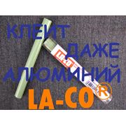Герметик Клеевой карандаш (зеленый) LA-CO (КЛЕИТ ДАЖЕ АЛЮМИНИЙ) фото