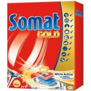 Таблетки для посудомоечных машин Somat Голд 44 шт (9000100930628) фотография
