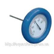 Термометр круглый Aquadoctor, Круглый плавающий термометр для бассейна, градусник для воды фотография