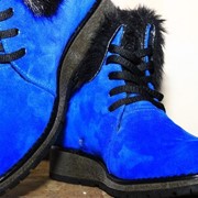 Зимние замшевые ботинки Светлана фотография