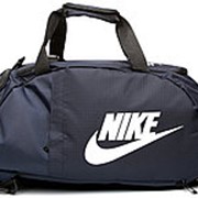 Cиняя спортивная сумка-рюкзак фото