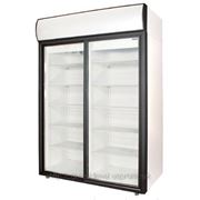 Холодильна шафа зі скляними дверима POLAIR DM110Sd-S фото