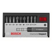 Набор из 10 насадок-бит BOSCH Diamond Impact (смешанный) фото