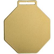 Медаль Steel Octo, золотистая фото