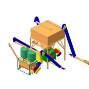 Комбикормовая линия с валковой дробилкой фото