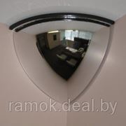 Купольное обзорное зеркало 800 мм на 90 градусов 1/4 шара фото